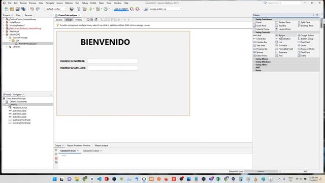 JAVA SWING EN NETBEANS смотреть онлайн
