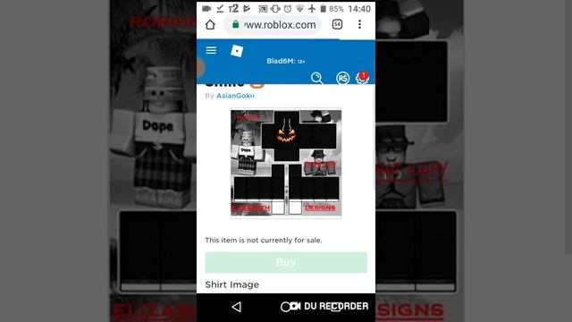 Как получить бесплатно любую футболку, Аксуссуары. В ROBLOX!!! На телефоне смотреть онлайн
