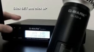 Microphone wireless Professional UHF G MARK GLXD4