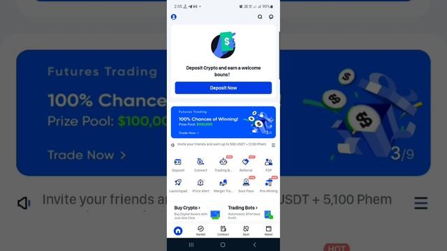 Unlimited Earning From Phemex || New Exchange Offer || How to earn money online смотреть онлайн