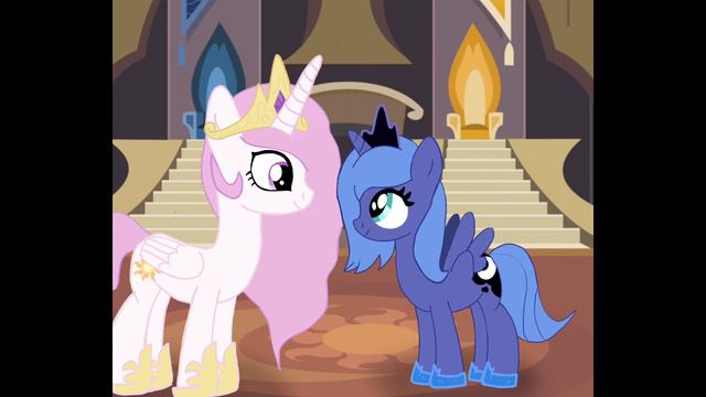 MLP:Princess Celestia And Princess Luna As Kids