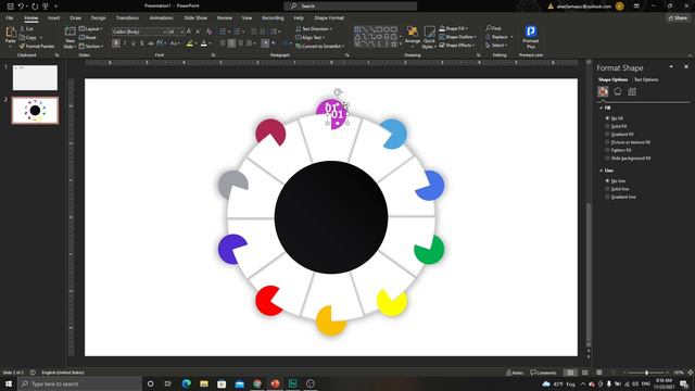 تصميم انفوجرافيك متميز - مخطط بياني دائري - حمل القالب مجاناً смотреть онлайн