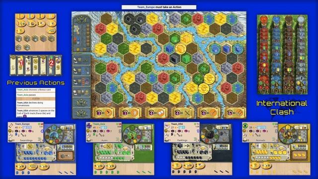 Terra Mystica International Clash Week 1 - America's Home Game смотреть онлайн