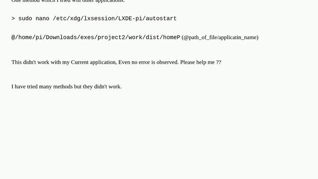 My Application (based on python tkinter) is not running at Boot time (autostart) in Raspberry Pi Os смотреть онлайн