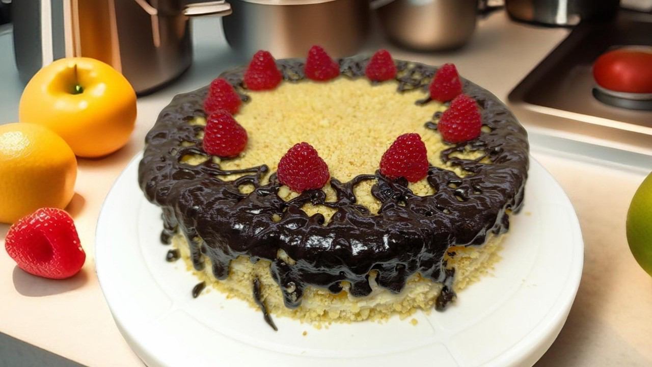 Без Выпечки и Миксера! Хрустящие Тонкие Слои! Торт который удивит! | Вкусный Блокнот