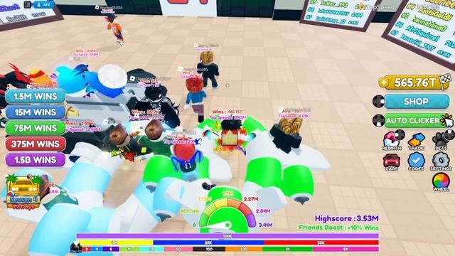 550T Wins/ Roblox Race Clicker Episode 132 смотреть онлайн