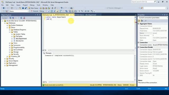 Unique key constraint in SQL Server in hindi смотреть онлайн