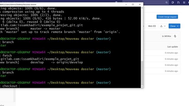 GIT: Partie 2 (Episode 1) Git Manipulation Des Branches + Diff 1 смотреть онлайн