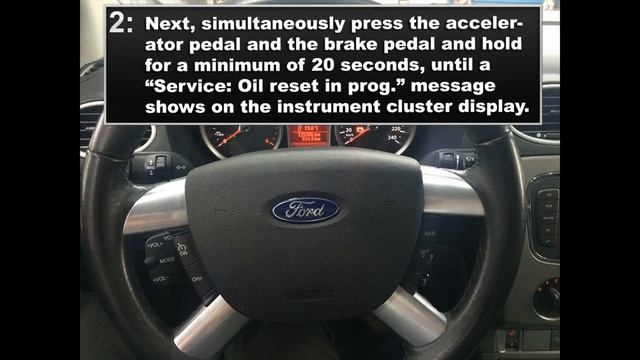 Ford Focus Service Light Reset 2004-2016 смотреть онлайн