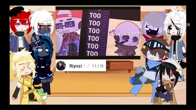 | sans au react to | ⚠️My au | Gacha | 7/? | смотреть онлайн