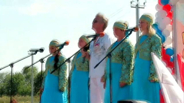 День российского флага 22.08.2017 в селе Дединово. Композиция на тему флага смотреть онлайн