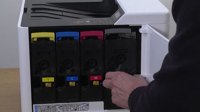 ECOSYS P5021cdw - Correct Toner Container Replacement and Disposal смотреть онлайн