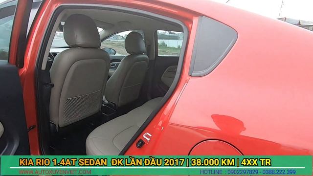 KIA RIO 1.4AT 2016 ĐK 2017, NK HÀN QUỐC | 38.000 KM | 4XXTR | ĐỎ смотреть онлайн
