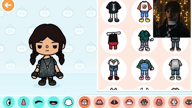 СОЗДАЮ УЭНСДЕЙ И ЭНИД В ТОКА БОКА! | Toca Boca | Вероника Клубника смотреть онлайн