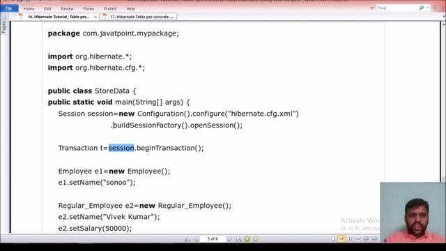 Hibernate Inheritance Mapping Part 2 (Table per concrete class) смотреть онлайн