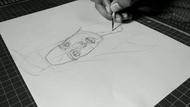 Portrait Sketch practice| Stay at home -Paint With Roshan смотреть онлайн