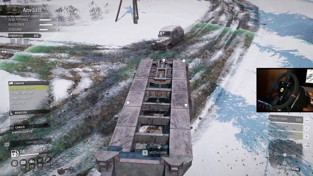 SnowRunner - FINAL - TUZ 166 _ Alaska - Thrustmaster T300 Alcantara - Gameplay смотреть онлайн