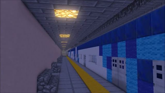 Minecraft Metro Trains in the City Loop смотреть онлайн