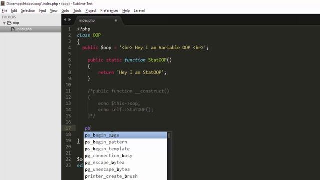 #9 Magic Methods Part 2 __destruct function смотреть онлайн
