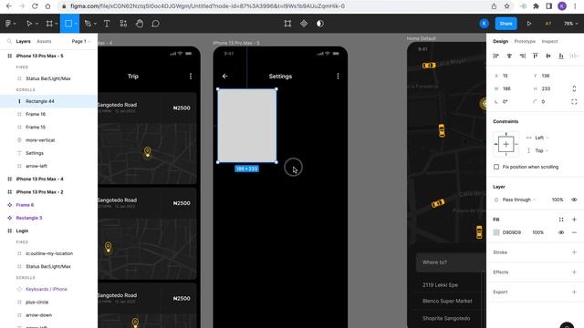 Creating a Ride Hailing app like Uber and bolt in Figma. Part FIve смотреть онлайн