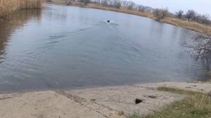 Кораблик для рыбалки в НОВОМ корпусе. Испытание на воде. Замер потребления и скорость!