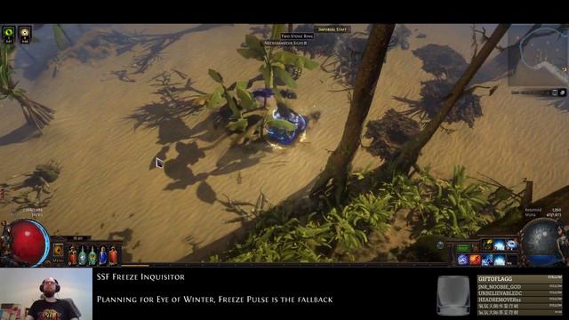 [Path of Exile 3.15] Eye of Winter Inquisitor build diary - pt1: maps. Fun but challenging смотреть онлайн