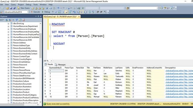 ROWCOUNT & NOCOUNT in SQL SERVER | by SQL Training Sessions | by SQL смотреть онлайн