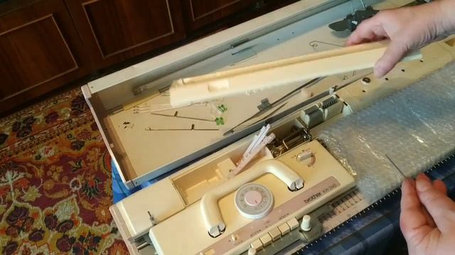 Моя мечта! Вязальная машина 3-го класса Brother KH-260. Посылка из России смотреть онлайн