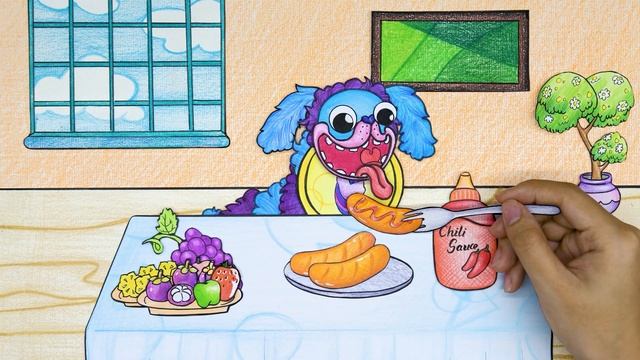 The touching story about a loyal dog - Roblox Rainbow Friends | Stop Motion Paper смотреть онлайн