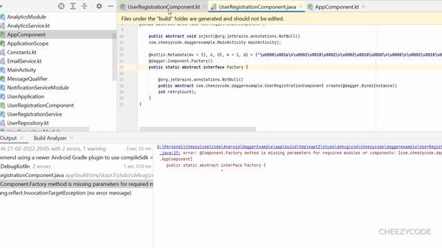 Dagger 2 Component Dependencies & Scopes- CheezyCode (Hindi) #11 смотреть онлайн