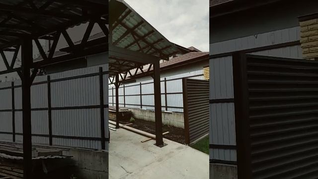 Навес под автомобиль.