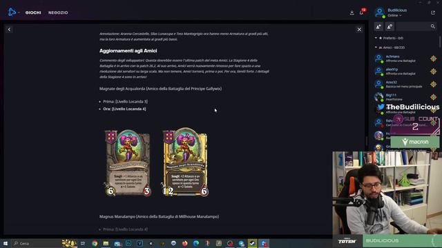 PATCH: ADDIO AMICI! | Hearthstone Battlegrounds Ita смотреть онлайн