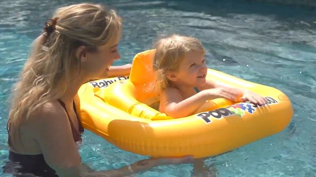 Надувной круг плот Deluxe, 1 2 года, Intex 56587 смотреть онлайн