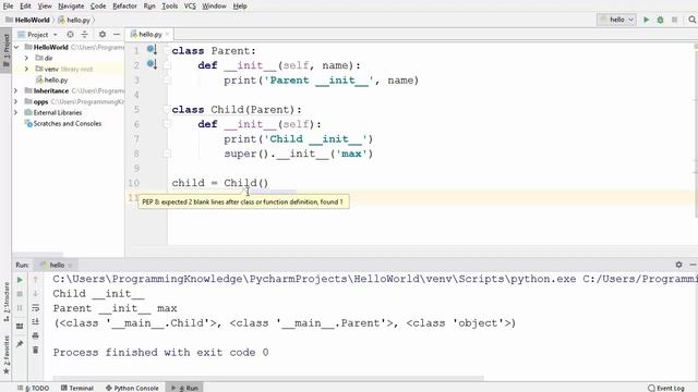 Python OOP Tutorials | Python super() Function | Understanding Python super() смотреть онлайн