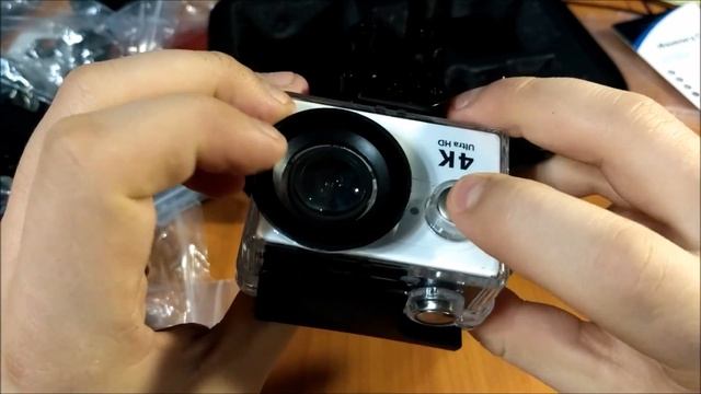 Распаковка и обзор Экшн Камеры 4К смотреть онлайн
