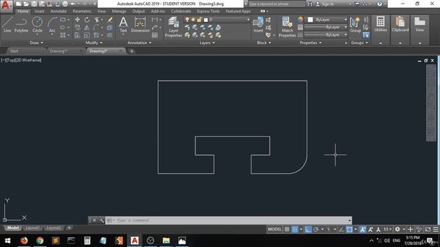20. AutoCAD exercise file смотреть онлайн