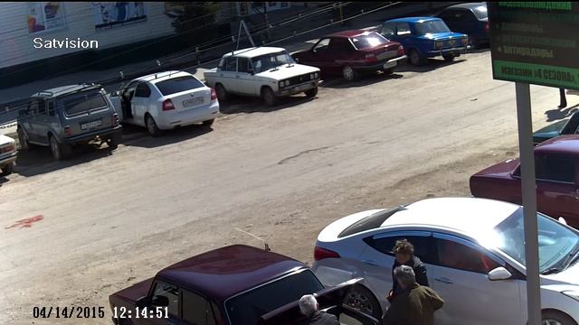 Образец видео снятое уличной IP камерой SVI-S322V смотреть онлайн