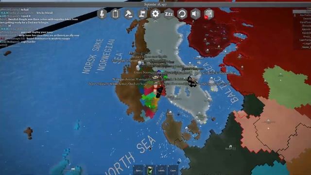 Norwegian Regime Timelapse | Roblox World Conquest смотреть онлайн