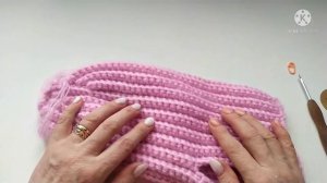 шапка-ушанка/быстро,просто/вязание крючком