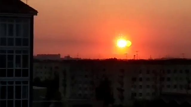 Необычное " природное" явление. Рязань, 3 августа 2018 год. смотреть онлайн