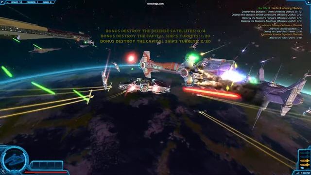 Hectic Space Battle - Tarith Cartel Listening Station.avi смотреть онлайн