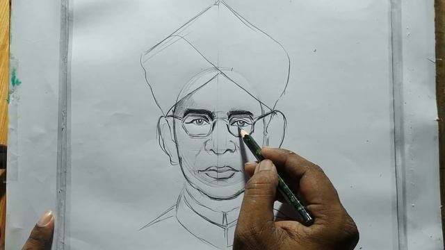 how to draw sarvepalli radhakrishnan for teacher's day,5 september teacher's day drawing, смотреть онлайн