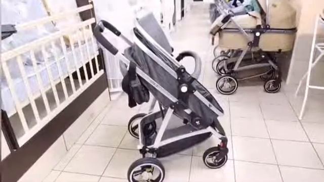 Коляска трансформер "Lorelli Sola" цвет: Серый / Gray смотреть онлайн