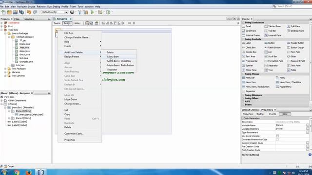 How to Use MenuBar In JFrame in Java in Tamil смотреть онлайн
