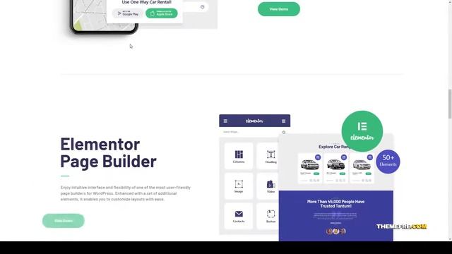 Midori Car Scooter Boat and Bike Rental Services WordPress Theme services 15 смотреть онлайн
