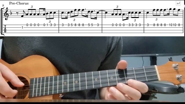 Eye Closed (Ed Sheeran) - Easy Beginner Ukulele Tab Playthrough Lesson смотреть онлайн
