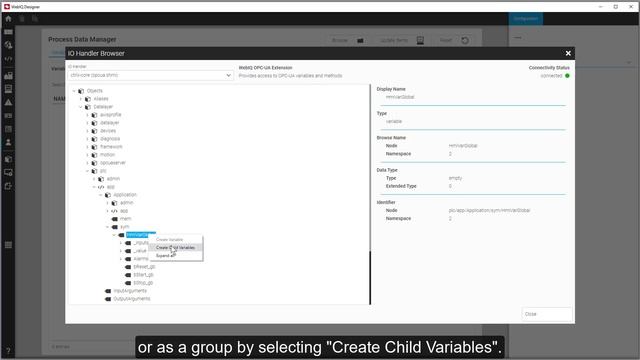 ctrlX HMI – WebIQ Designer for HTML5 web apps - connecting to an OPC UA server смотреть онлайн