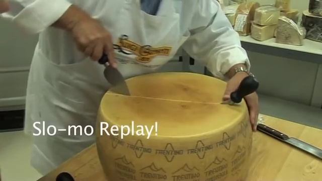 Channel Cheese - How to break open a Parmesan cheese with Carlo Guffanti смотреть онлайн