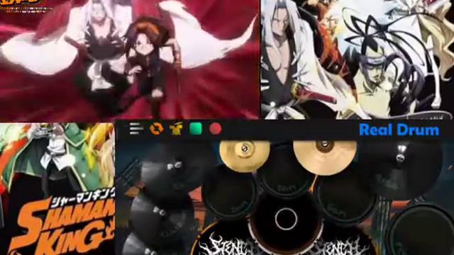 opening shaman king - megumi hayashibara _ soul salvation (real drum cover) смотреть онлайн