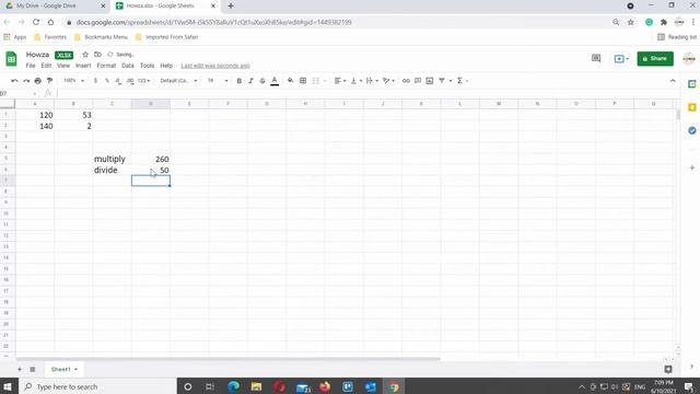 How to Multiply and Divide in Google Sheets смотреть онлайн